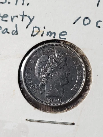 1900-P Barber Dime - Better Date - Pretty Decent Coin - FREE SHIPPING Cover