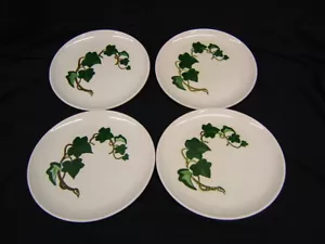 Lot of 4 Metlox Poppytrail California Ivy Dinner Plates 9 1/4" Round USA VGC - Picture 1 of 4