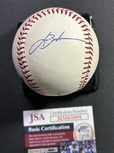 Lance Berkman Official Major-League Replica Baseball Autographed JSA
