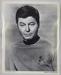 RARE Star Trek Early 1970s Convention 8X10 Orig Promo Photos - Dr Bones McCoy - Picture 1 of 4