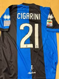 Maglia Atalanta match Issue Cigarini Preparata shirt preparata Europa League - Foto 1 di 8