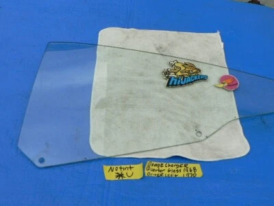 CARGADOR DODGE CRISTAL VENTANA CUARTO PANEL IZQUIERDO AIRE ACONDICIONADO CRISTAL TRANSPARENTE 1968-1970 OEM Foto 1 de 4