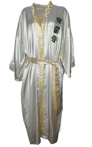 Eastern Collection Vintage Japanese Embroidered Peacock Belted Kimono Robe OS - Picture 1 of 12