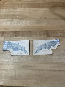 Nuevo de Lote Antiguo Par de Calcomanías de Guardabarros Mopar 1978-88 Camión Dodge Ram Saltando - Imagen 1 de 6