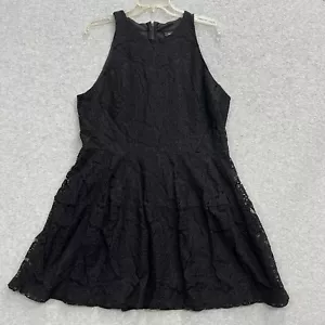 Mossimo schwarz Ebenholz A-Linie ärmelloses Kleid XXL Damen neu mit Etikett 1/2 Reißverschluss hinten - Bild 1 von 12