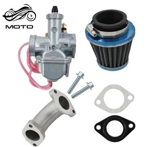 Carburetor & Air Manifold For VM22 26mm 110cc 125cc 140cc Dirt Pit Bike SSR - US - Picture 1 of 7
