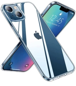 iPhone 13 Hülle Klar Anti Vergilbung Slim Dünn Transparent Anti-Kratzer Stoßfest - Bild 1 von 6