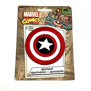 Marvel Comic - Retro Captain America Schild Bügelbild Applikation Patch Neu - Bild 1 von 2