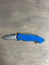 Frost Cutlery® The Maltese folding stainless steel blue pen knife 16-261BL new