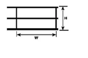 Krick PLASTRUCT HR-4 Corrimano 1:100 ABS (2 Pezzi) / 190472 - Foto 1 di 1