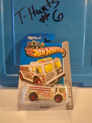 HOT WHEELS 2013 Treasure Hunt Fire Eater 19/250 HW City Rescue Fire Truck 🚒 - Image 1 of 4
