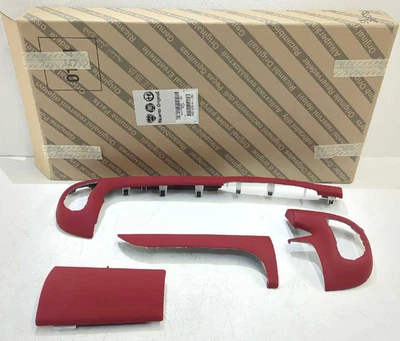 New OEM genuine Mopar Red Dash Trim Glove Box Kit 2014-2017 Fiat 500L 68214275AA - Image 1 of 4
