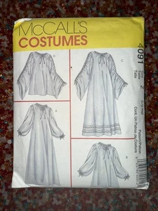 McCall's Sewing Pattern 4091 Costume Chemise In Two Lengths Sz L-XL - Picture 1 of 3