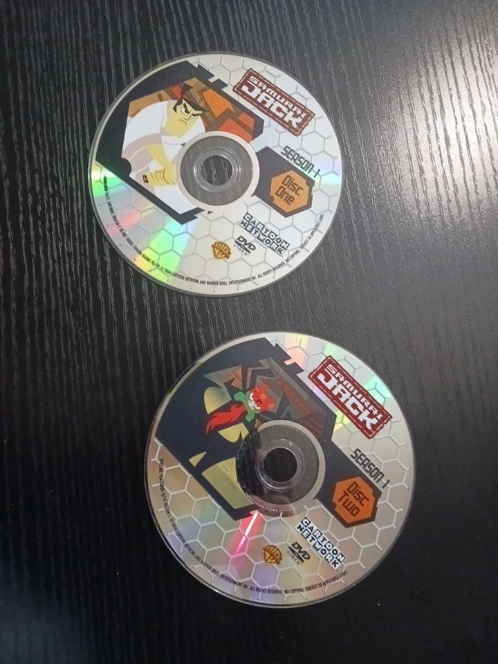 Samurai Jack Season 1 DVD 2004 Release Only Discs No Case - Image 1 of 1