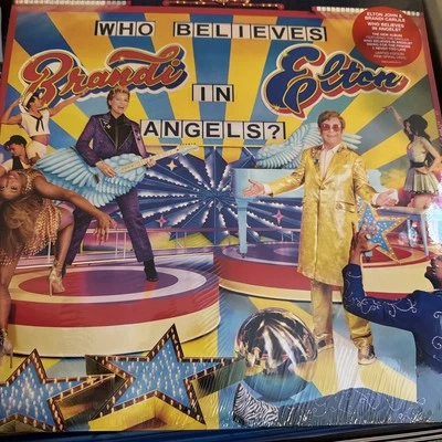 Elton John & Brandi Carlile – Who Believes In Angels? PINK SPIRAL INDIE EDITION Foto 1 de 2