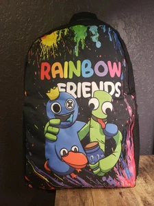 Rainbow Friends Kids 17" Backpack NWOT, Adjustable Straps - Picture 1 of 3