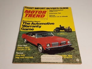 Motor Trend Magazine August, 1972 - Picture 1 of 6