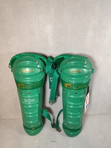 All-Star Catchers Shin Guards New with Tags Green - Picture 1 of 4
