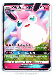 Wigglytuff GX 42/68 - Hidden Fates  - Pokemon Card - Near Mint - Picture 1 of 2