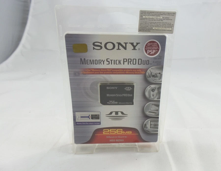 Sony 256 MB Memory Stick Pro Duo Flash Memory Card (MSXM-256S) - Image 1 of 2