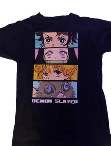 Demon Slayer Anime Shirt - Tanjiro, Nezuko, Zenitsu, Inosuke Größe M | Aniplex - Bild 1 von 3