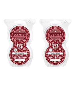 Scentsy Pods Fall-ing Apples Twin Pack, Discontinued Scent, Lot of 2 NEW - Picture 1 of 7