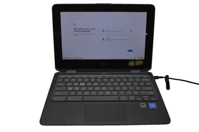 HP Chromebook x360 11 G1 EE 11.6" 1.1GHz N3350 4GB 32GB SSD Chrome Grade B No AC - Image 1 of 3