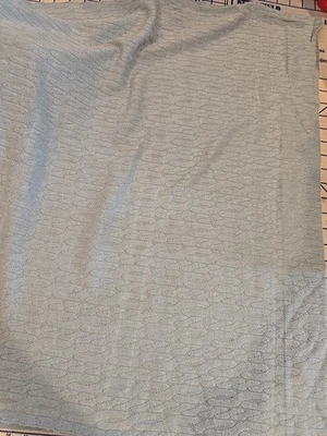 Aqua Knit Fabric With Cable Design, 3 Yards - Image 1 of 4