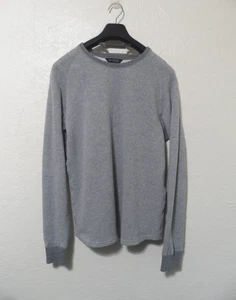 Wings+Horns Gray Cabin Fleece Crewneck Sweatshirt Medium - Picture 1 of 8