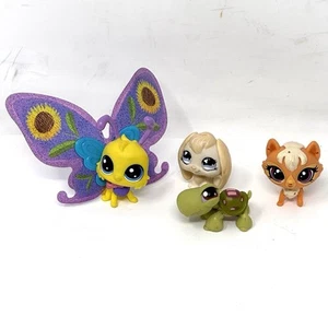 LPS Bunny Rabbit Butterfly Turtle Fox Lot Of 4 - Picture 1 of 5