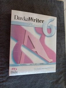 DavkaWriter Platinum 6 - The Essential Hebrew/English Word Processor Sealed - Picture 1 of 5