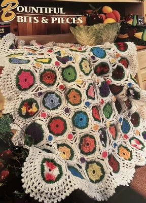 CROCHET Annie’s Afghan Quilt Club ~Bountiful Bits And Pieces~PATTERN Only~ - Image 1 of 2