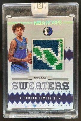 2023-24 Hoops Winter Dereck Lively II Rookie Sweaters Rookie RC #RSW-DLV - Image 1 of 2