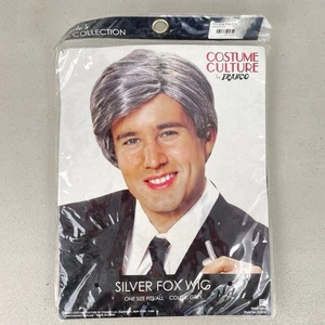 Halloween Costume Wig Silver Fox Adult Male One Size FIts Most NEW in Package - Picture 1 of 2