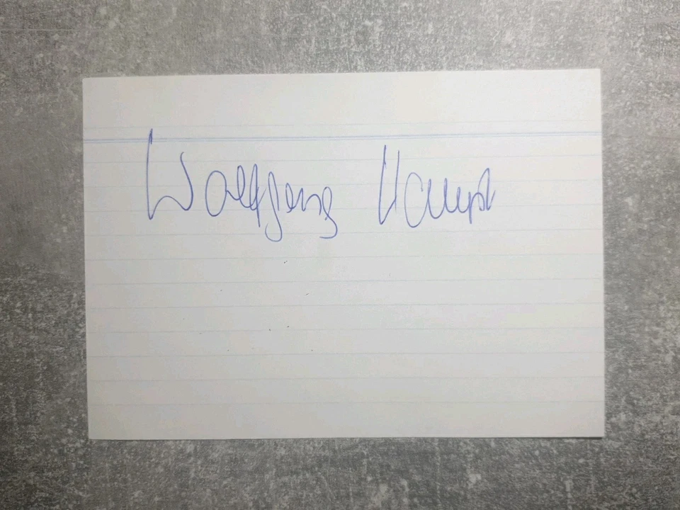 KK m.Orig.AG Wolfgang Haupt GER Bob 2.EM 93 - 4er Rarität! - Bild 1 von 1