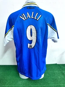 Chelsea Vialli No Match Worn Issue Shirt Vintage Jersey 1997/1999 - Picture 1 of 6