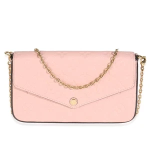 Louis Vuitton Rose Poudre Monogram Empreinte Felicie Pochette - Bild 1 von 1