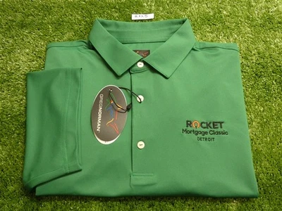 NEW Greg Norman RMC Staff Polo Golf Shirt C.C. Logo Evergreen Large - Image 1 of 3