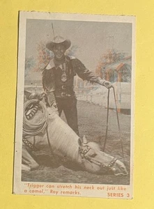 1950’S POST SUGAR CRISP ROY ROGERS 3-D PREMIUM CARD SERIES 3 - Picture 1 of 2