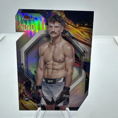 2024 Topps Finest UFC Jack Jenkins Rookie Die Cut /35 Uncommon - Image 1 of 2