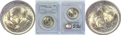 1936 Cleveland Commemorative Half Dollar PCGS MS-66 - Image 1 of 3