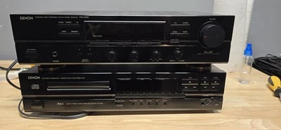 Denon DRA-365R Precision Audio Component AM-FM Receiver + CD Player DCD615 - Image 1 of 2