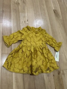 Mustard Color Dress Size 18 Months By Genuine Kids - Picture 1 of 1