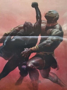Poster Mago Vintage 2005 Originale Marvel Black Panther #44 Wolverine - Foto 1 di 4