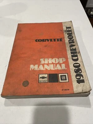 Chevrolet Corvette 1980 manual de reparación de servicio de fábrica Foto 1 de 4