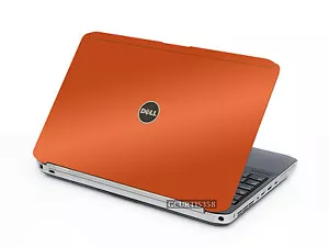 ORANGE Vinyl Lid Skin Cover Decal fits Dell Latitude E5520 Laptop - Picture 1 of 1
