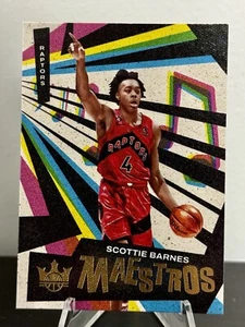 2022-23 Panini Court Kings Maestros Scottie Barnes #20 Raptors - Picture 1 of 2