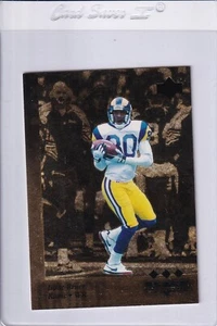 1997 Black TRIPLE Diamond Gold #163 Isaac Bruce St. Louis Rams PRINT RUN 50 - Picture 1 of 2