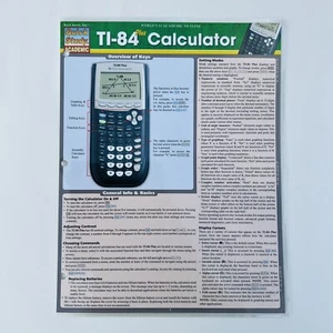 Ti 84 Plus Calculator (Quick Study Academic) Hardcover – 2013 by BarCharts Inc. - Picture 1 of 2