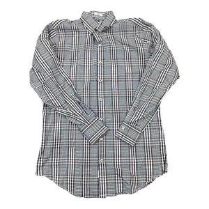 Camisa Peter Millar Manga Larga Abotonada Talla M Roja Blanca Azul Cuadros 4 de Julio - Imagen 1 de 5